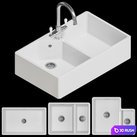 Blanco Villae set and Blanco Vicus Twin Lever 3D Model Vray, Corona