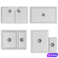 Blanco Villae set and Blanco Vicus Twin Lever 3D Model Vray, Corona