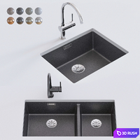 Blanco - Subline 480/320-U &amp; 500-U 3D Model Vray