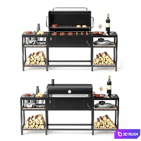 Barbecue 24 3D Model Vray, Corona
