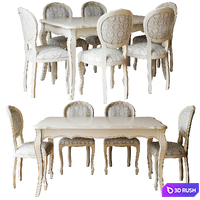 BUCZYNSKI fixed table, middle. Cleopatra collection 3D Model Corona