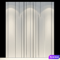 Wall Panel | set 52 3D Model Vray