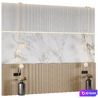 Headboard 3D Model Corona