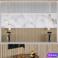 Headboard 3D Model Corona