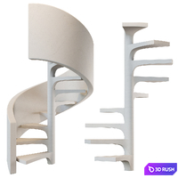 Modular staircase 3D Model Corona