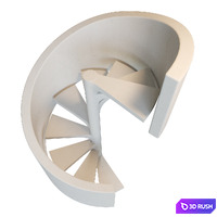 Modular staircase 3D Model Corona