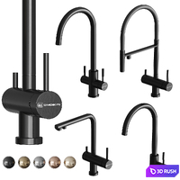 Omoikiri faucet set 01 3D Model Vray, Corona