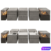 Steininger Rock. Air outdoor kitchen 3D Model Corona