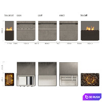 Steininger Rock. Air outdoor kitchen 3D Model Corona