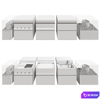 Steininger Rock. Air outdoor kitchen 3D Model Corona