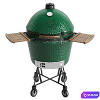 Big Green Egg Grills 3D Model Vray, Corona
