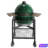 Big Green Egg Grills 3D Model Vray, Corona