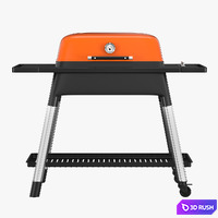 Everdure Force Gas 2 Burner BBQ 3D Model Vray, Corona