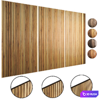 MDF RAFTER 3D PANEL 3D Model Vray