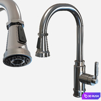 Performa Sink with Faucet 3D Model Vray