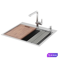RUVATI-RVH8023 kitchen sink 3D Model Vray, Corona