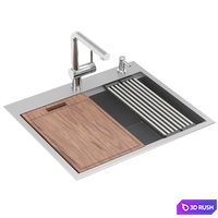 RUVATI-RVH8023 kitchen sink 3D Model Vray, Corona