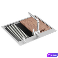RUVATI-RVH8023 kitchen sink 3D Model Vray, Corona