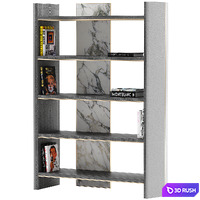Algerone Bookcase by Luxxu 3D Model Corona