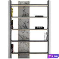 Algerone Bookcase by Luxxu 3D Model Corona