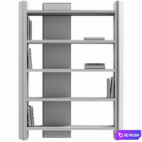 Algerone Bookcase by Luxxu 3D Model Corona
