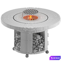 Elbrus Grill 3D Model Corona