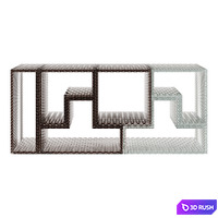Shelving cabinet TETRIS by Bencore 3D Model Corona