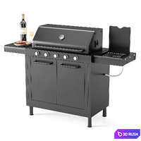 Barbecue 43 3D Model Vray, Corona