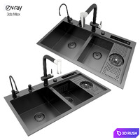 Sink00002 3D Model Vray