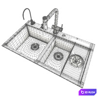 Sink00002 3D Model Vray