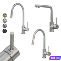 Faucet Omoikiri set 02 3D Model Vray, Corona
