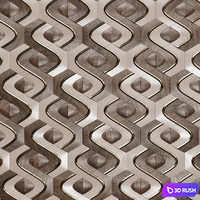3D Panel Hexagons 3D Model Corona