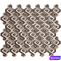3D Panel Hexagons 3D Model Corona