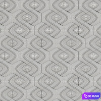 3D Panel Hexagons 3D Model Corona