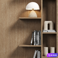 Cabinet with shelves 088 3D Model Vray, Corona