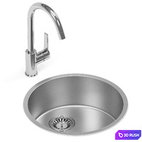 SMEG kitchen sink VFU43SFR 3D Model Vray, Corona