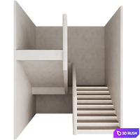 Staircase 9 3D Model Corona