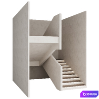 Staircase 9 3D Model Corona