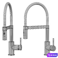 Kitchen faucet Lina Semi Pro Franke 3D Model Corona