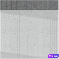 Acoustic wall panels EchoPanel 3D Model Vray