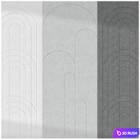 Acoustic wall panels EchoPanel 3D Model Vray