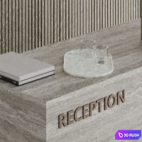 Reception desk 3D Model Corona