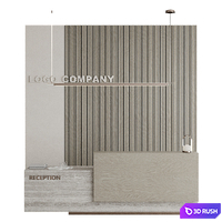 Reception desk 3D Model Corona