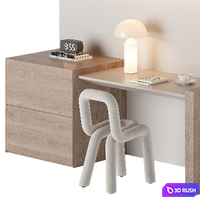 Workplace 004 KM 3D Model Corona