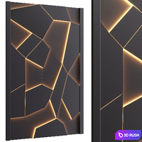 Wall panel 0368-emal 3D Model Corona