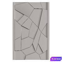 Wall panel 0368-emal 3D Model Corona