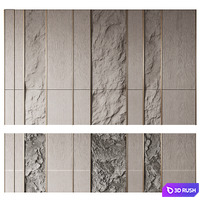 Wall panel No. 30 3D Model Vray, Corona