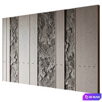 Wall panel No. 30 3D Model Vray, Corona