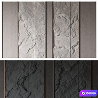 Wall panel No. 31 3D Model Vray, Corona
