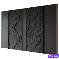 Wall panel No. 31 3D Model Vray, Corona